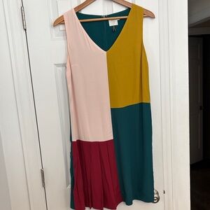 HD in Paris Colorblock Sleeveless‎ Midi Dress